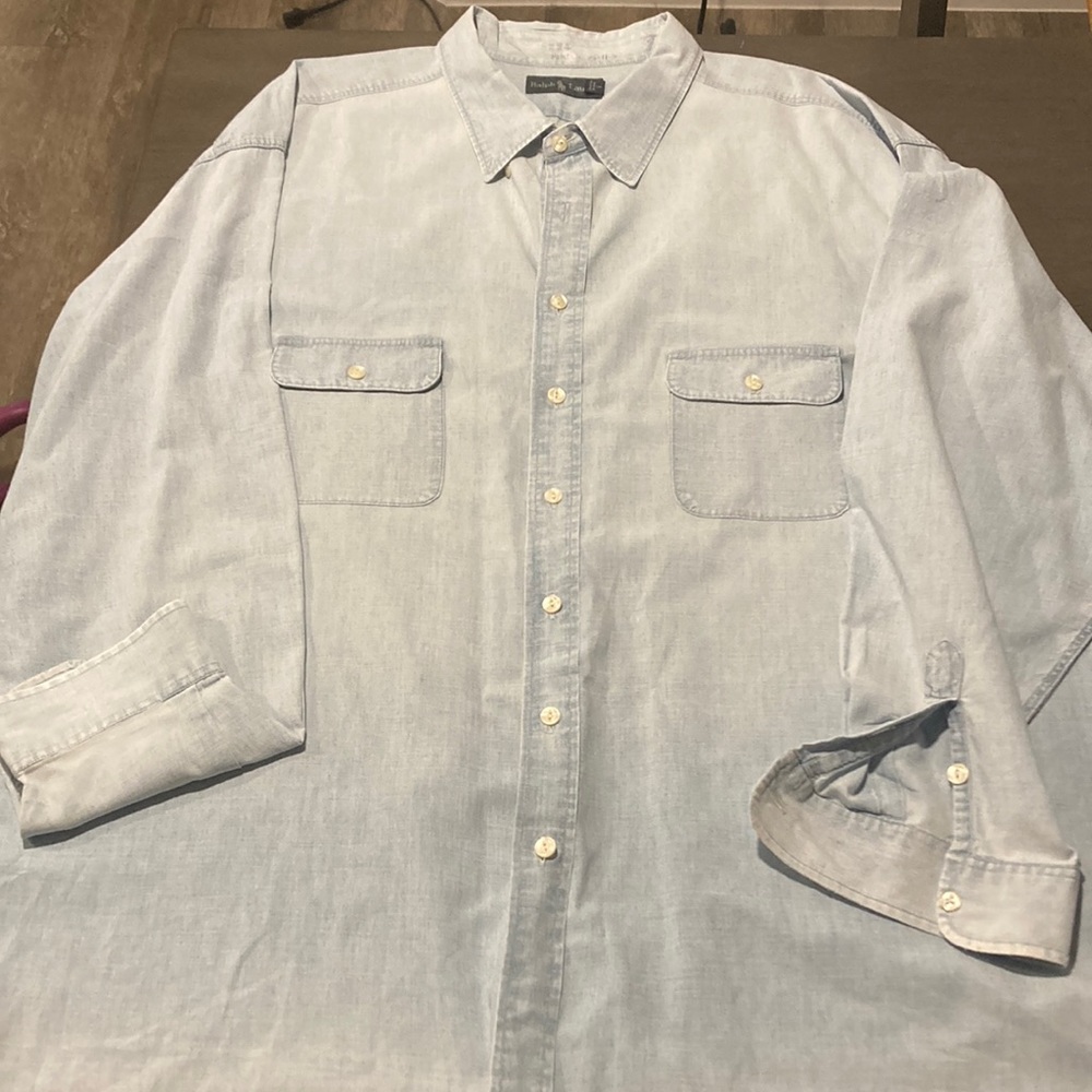 vintage Ralph Lauren RL Naval Reserve chambray shirt 5X